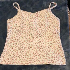 Spaghetti Strapped Flowered top
